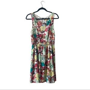 Alive + Olivia beautiful floral silk dress